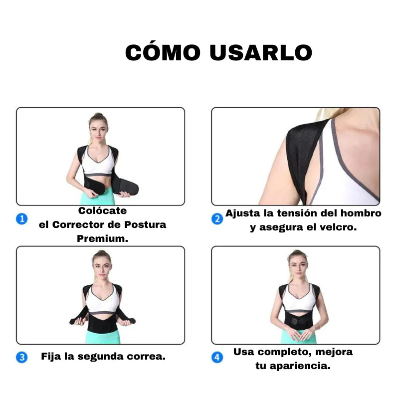 Corrector Postura Chaleco entrelazado🏋️‍♀️