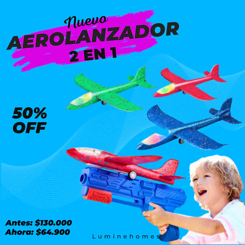 🚀 Aero™ Lançador-¡COMPRA 1 Y OBTÉN 2 AVIONES GRATIS!🚀